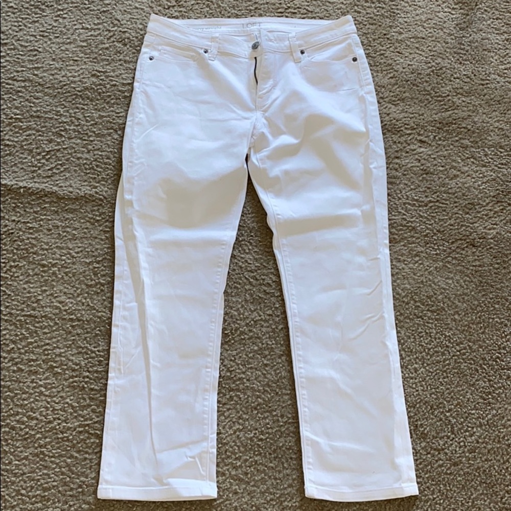 White Jeans LOFT